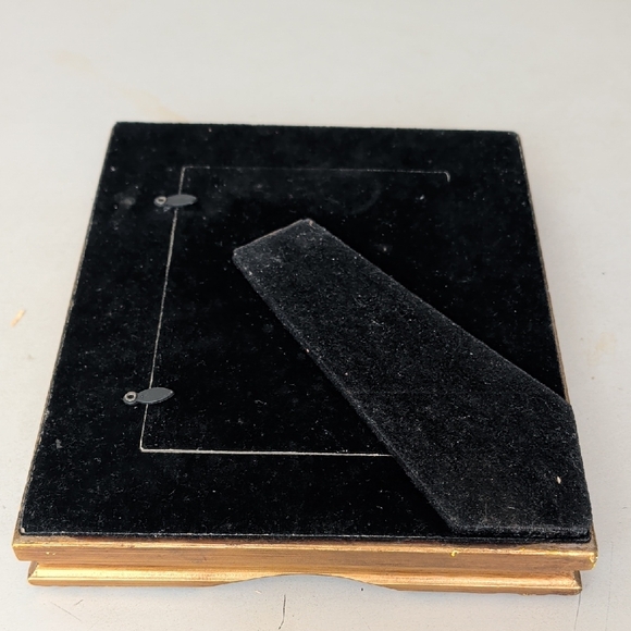 Retro Wood Gilded Photo Picture Frame Old Money Chic Fits 5x7 Pictures - Picture 4 of 6